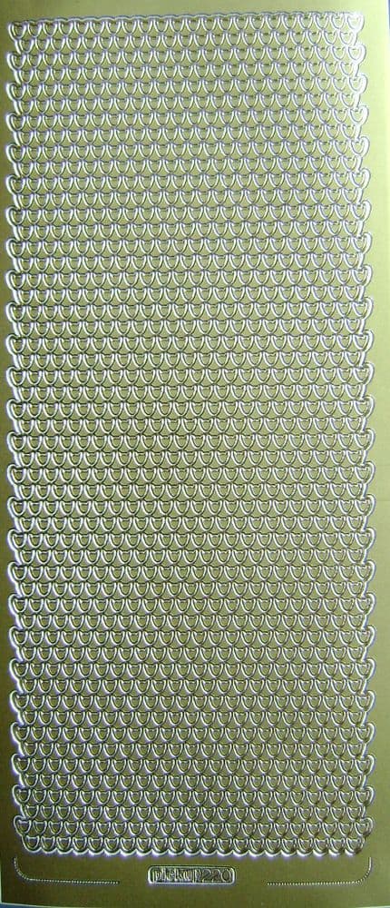220g Gold Border - Pk 10