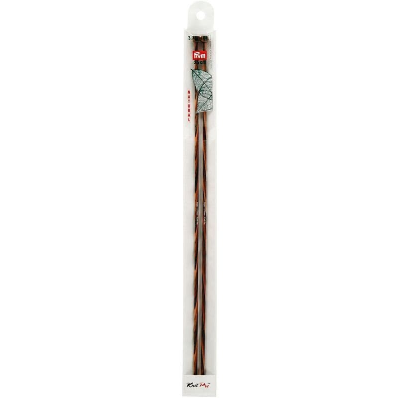 223627 Single Pointed K/pin Natural 35cm size 3.75mm - Sgl