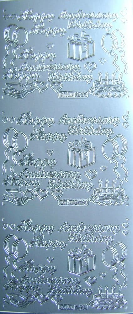 225s Happy Birthday / Anniversary - Pk 10