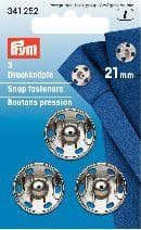 341252 Snap Fasteners - Bx 5