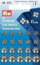 341270 Snap Fasteners - Bx 5