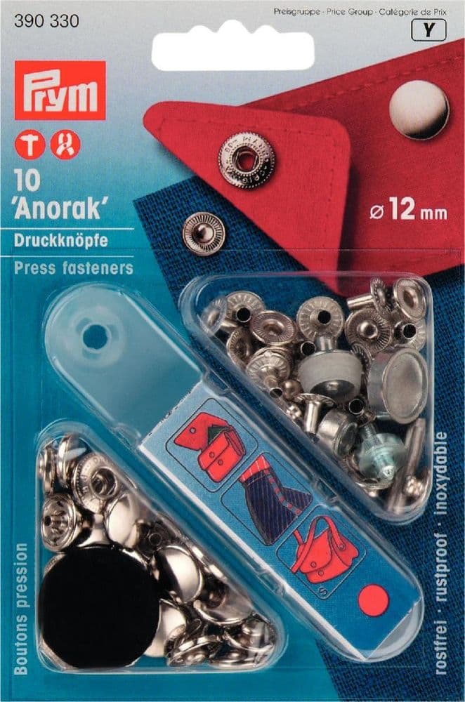 390336 NoSew Fasteners - Bx 5