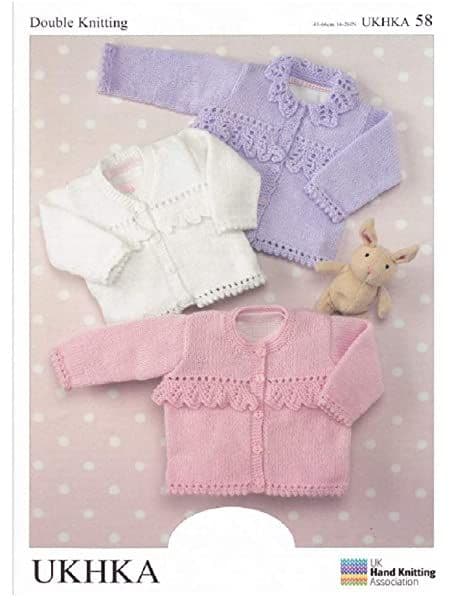 58 UKHKA DK Knitting Pattern - Pk 3