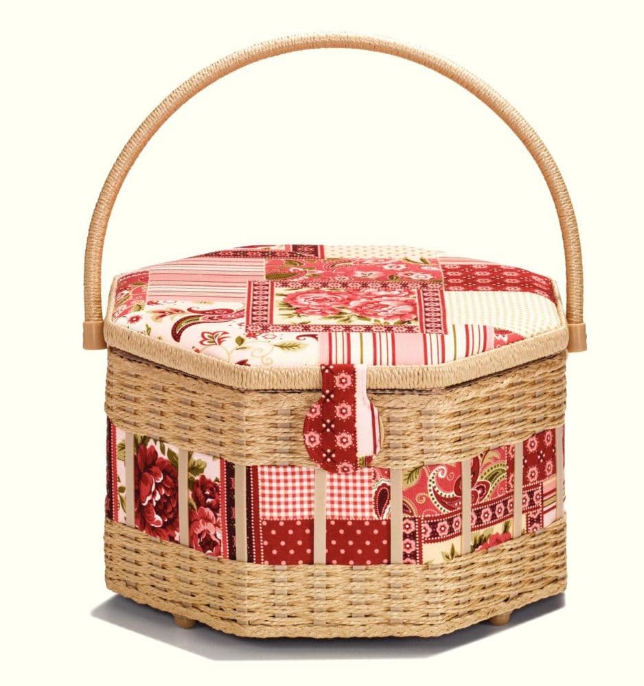 612281 - Prym Large Patch Sewing Basket - Pack of 1