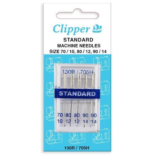 75161 - Clipper Machine Needle Carded Standard Asstd 1x 70, 2x 80, 2x 90