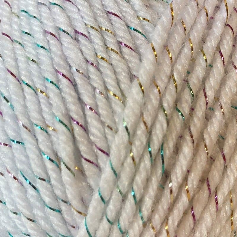 Stylecraft Baby Sparkle DK 6105 White Sparkle 10 x 100g