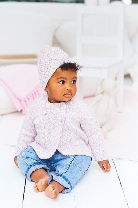 Bambino & Sweet Dreams Pattern 9980 Jackets & Hat - Pk 5