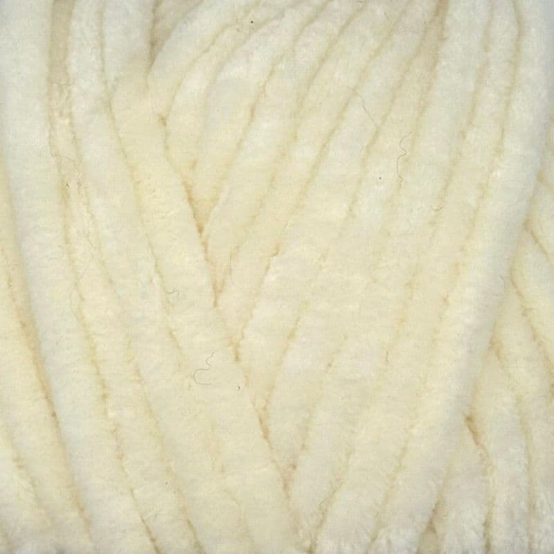 Chenille Chunky 5602 Cream 10 x 100g