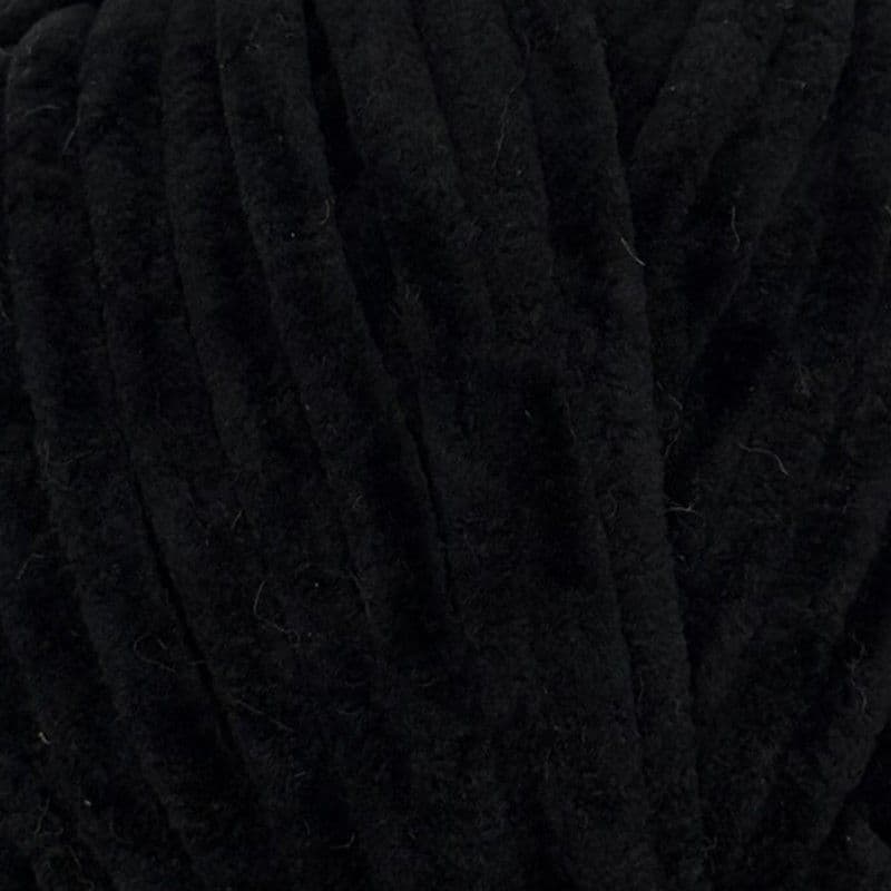 Chenille Chunky 5607 Black 10 x 100g