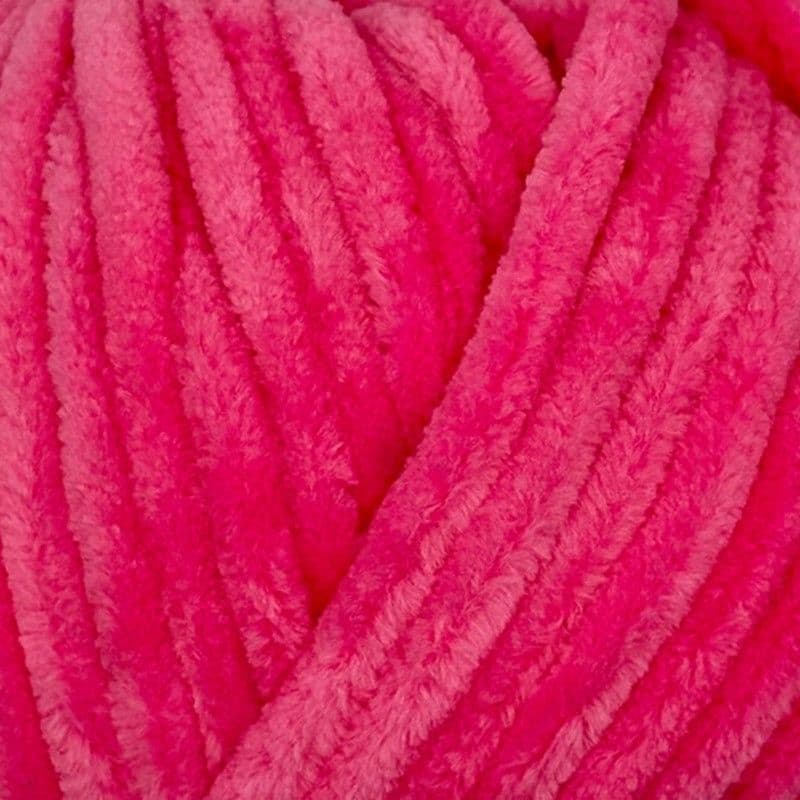 Chenille Chunky 5609 Fuchsia Pink 10 x 100g