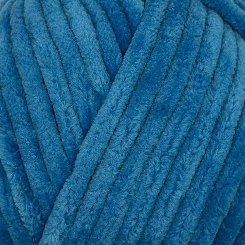 Chenille Chunky 5611 Cobalt Blue 10 x 100g