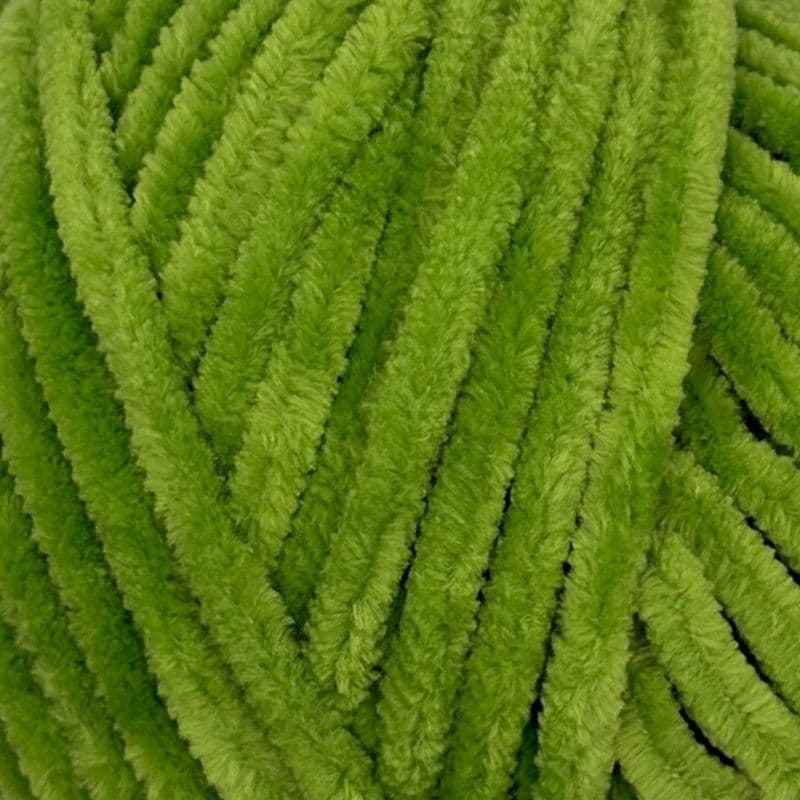 Chenille Chunky 5614 Apple Green 10 x 100g