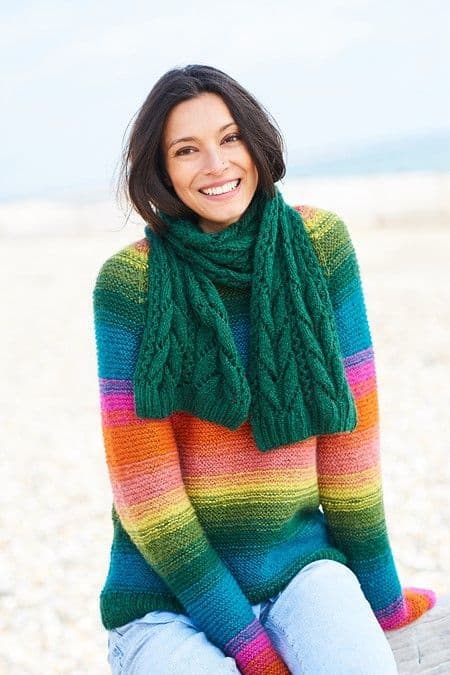 Grace Aran Pattern F132 Scarf - FREE TO DOWNLOAD