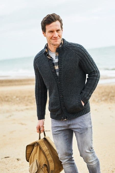 Highland Heathers DK Pattern 9866 Men's Cardigans - Pk 5