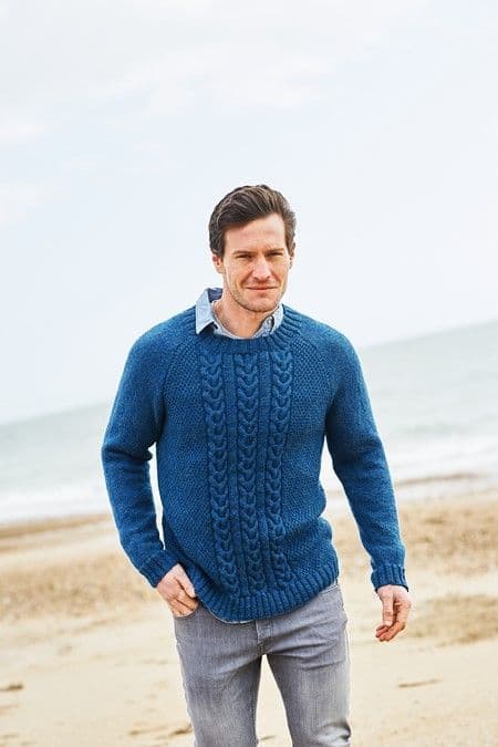 Highland Heathers DK Pattern 9867 Round & V Neck Sweaters - Pk 5