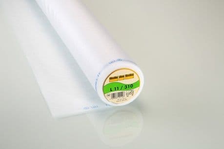 L11/310 Standard Sew In Lightweight Interlining White 90cm Width - 25mtr roll