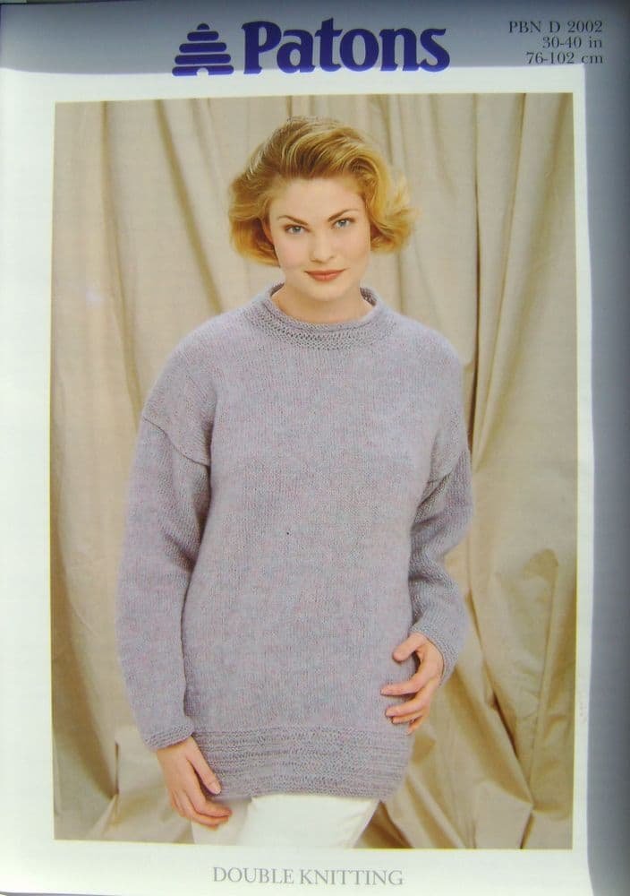 Patons Knitting Pattern 2002 - Pk 5