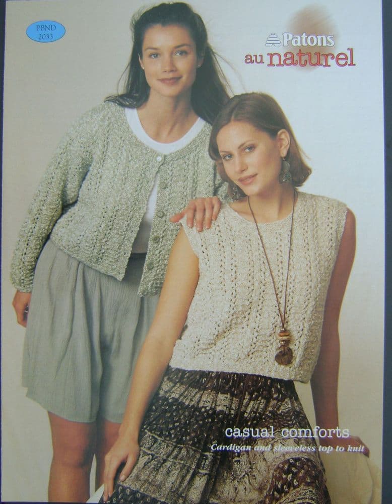 Patons Knitting Pattern 2033 - Pk 5