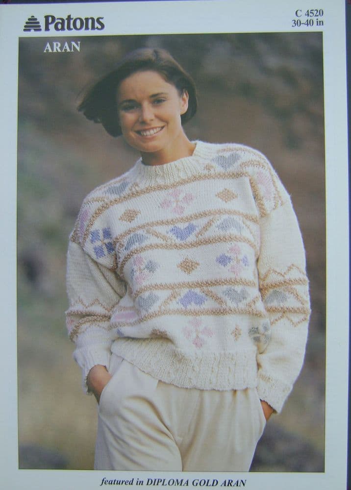 Patons Knitting Pattern 4520 - Pk 5