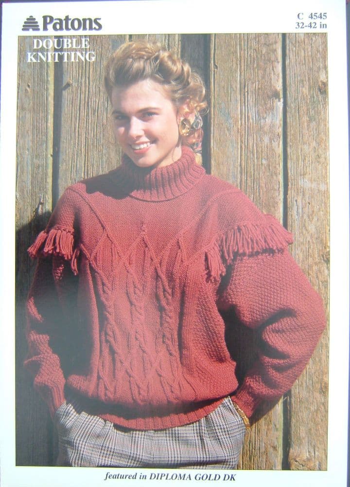 Patons Knitting Pattern 4545 - Pk 5