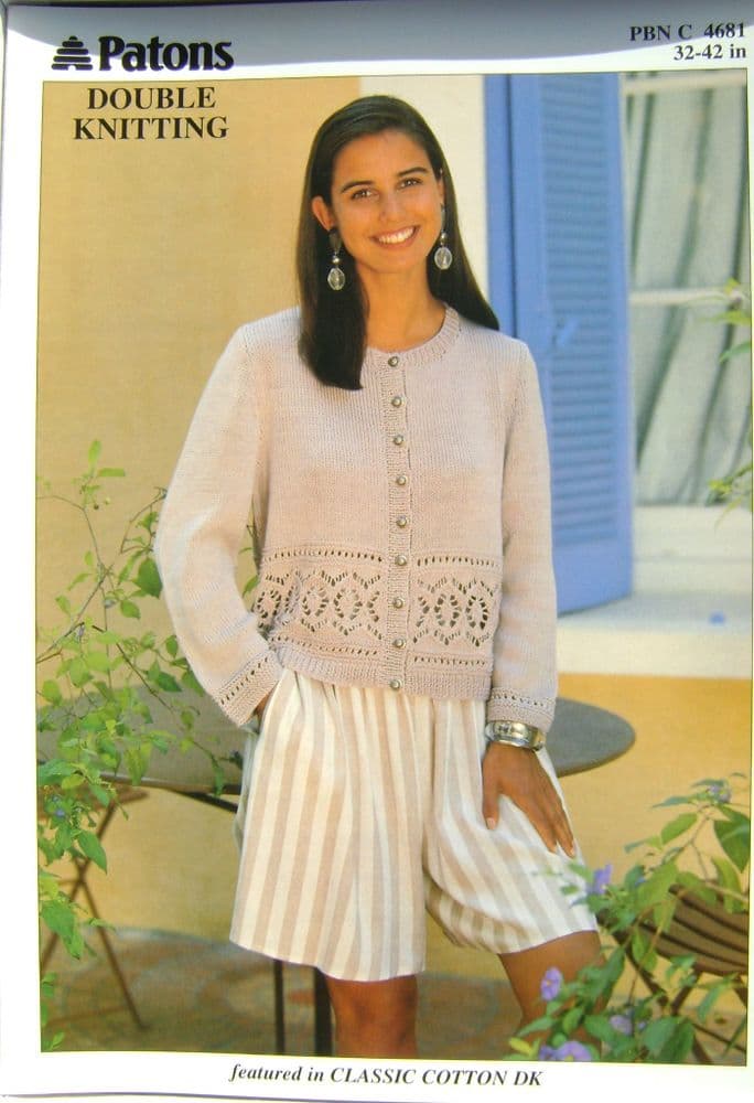 Patons Knitting Pattern 4681 - Pk 5