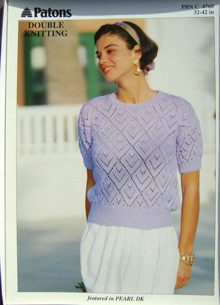 Patons Knitting Pattern 4760 - Pk 5