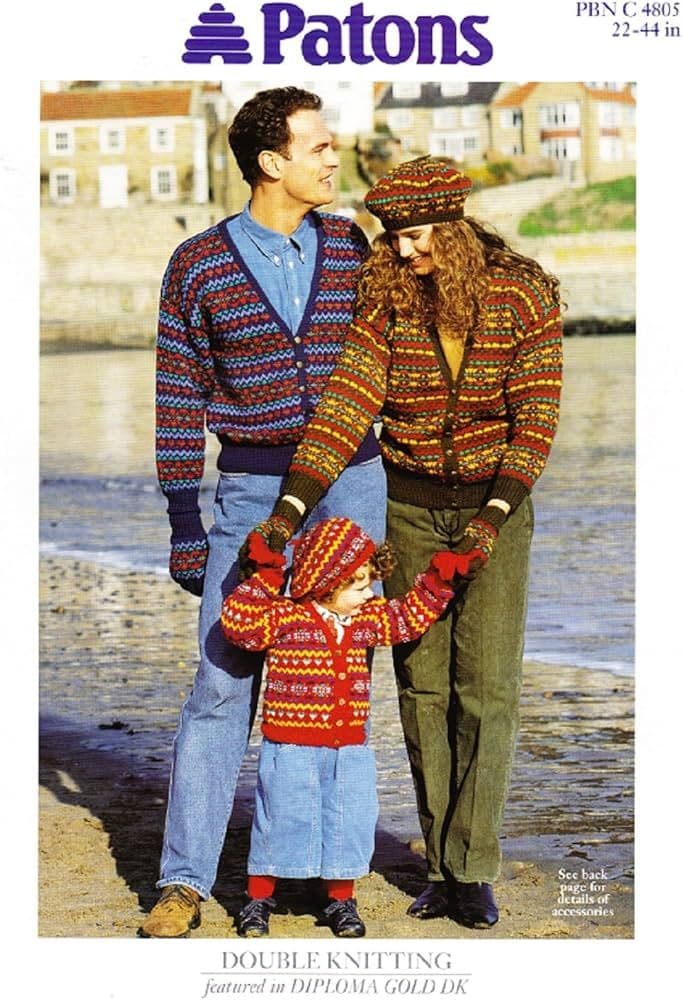 Patons Knitting Pattern 4805 - Pk 5