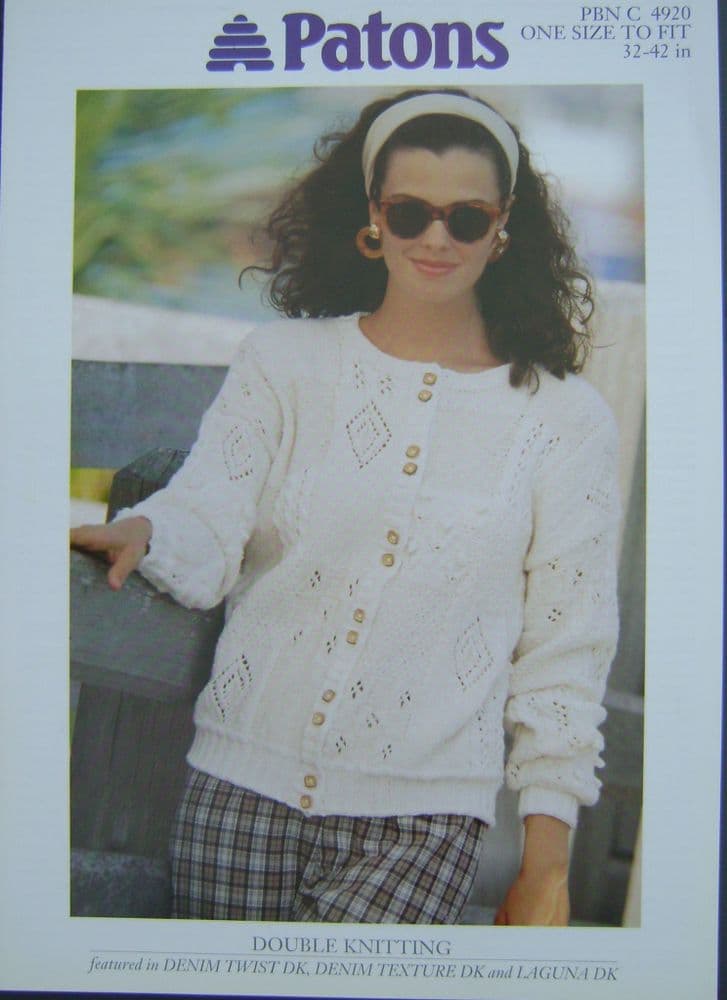 Patons Knitting Pattern 4920 - Pk 5