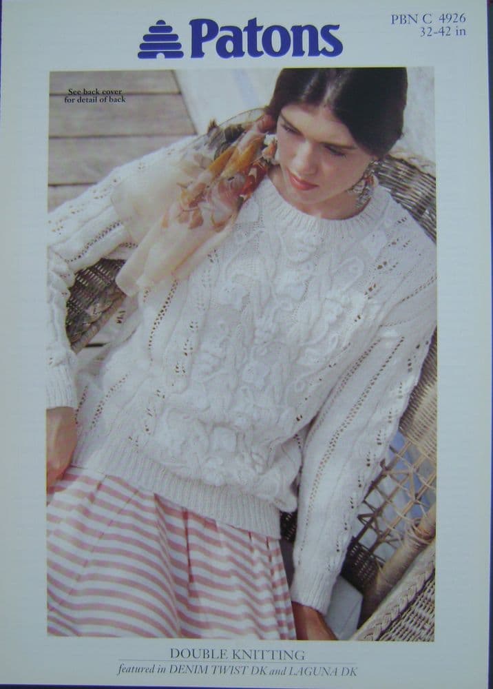 Patons Knitting Pattern 4926 - Pk 5