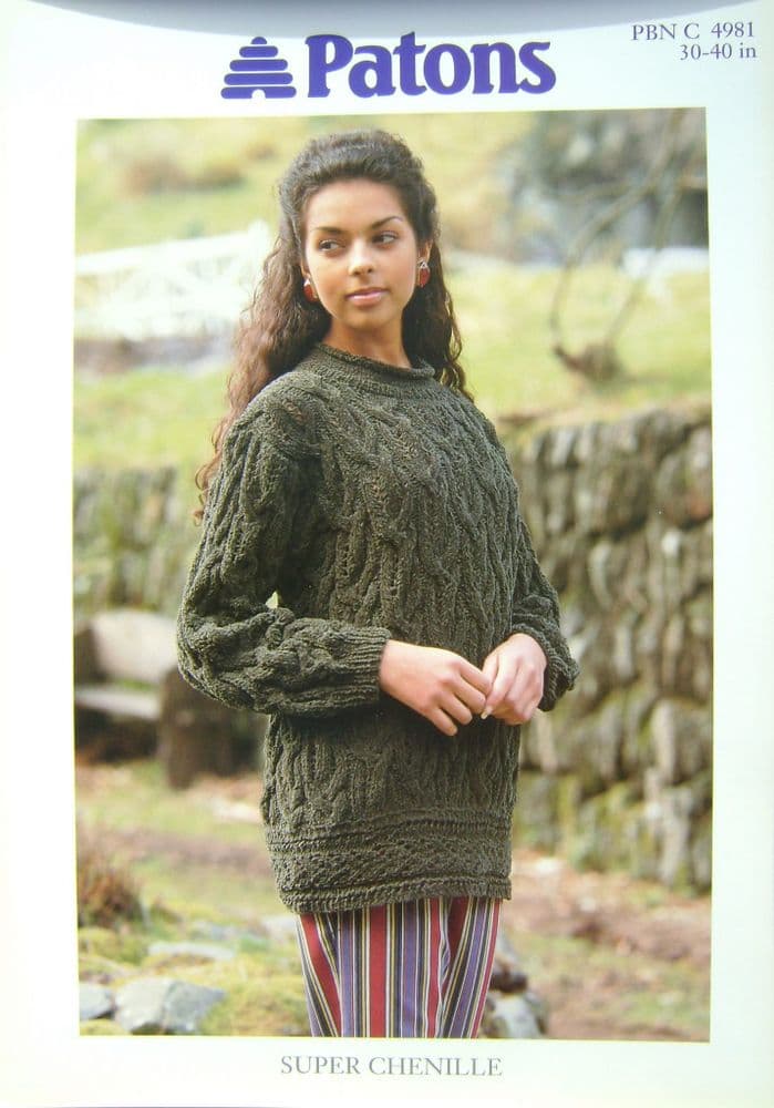 Patons Knitting Pattern 4981 - Pk 5