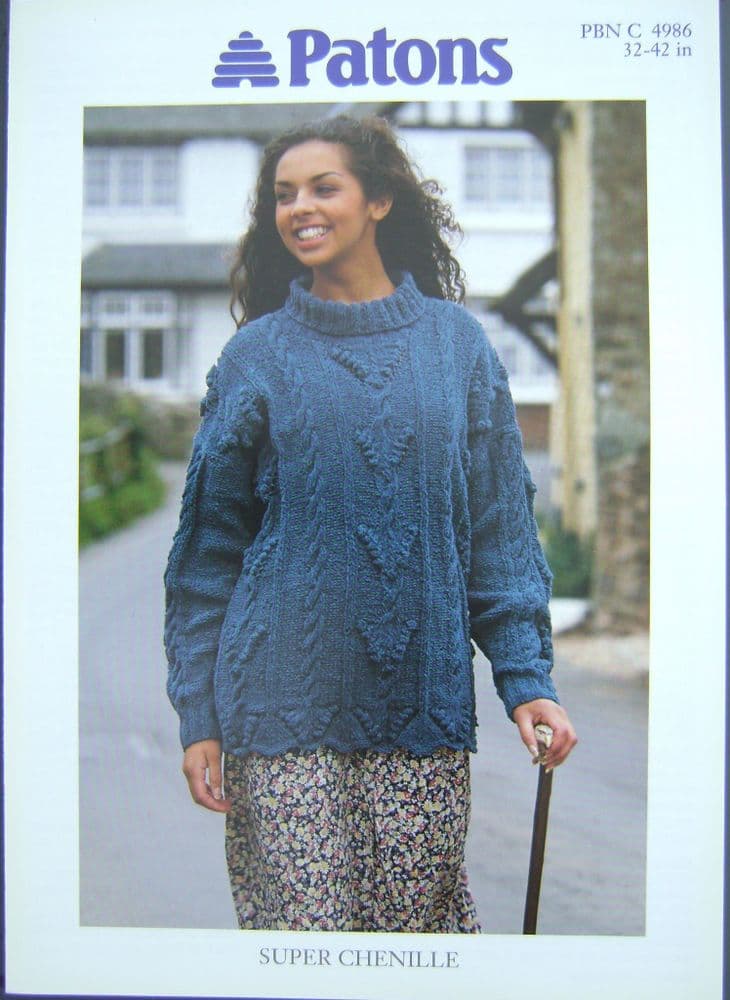 Patons Knitting Pattern 4986 - Pk 5
