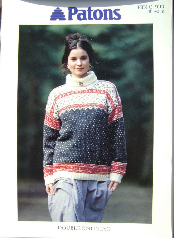 Patons Knitting Pattern 5013 - Pk 5