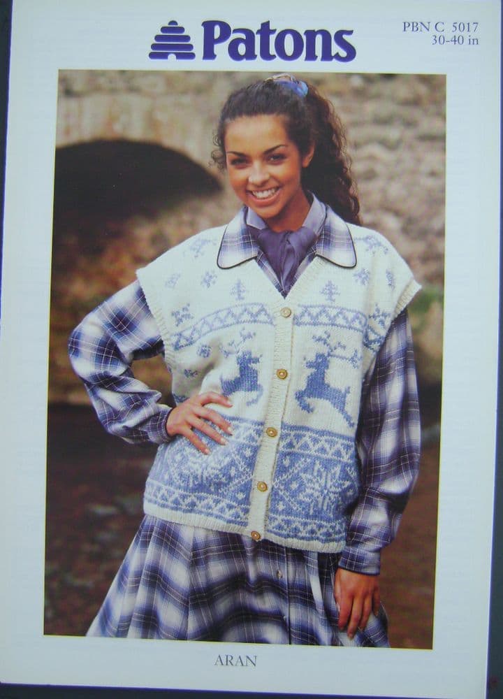 Patons Knitting Pattern 5017 - Pk 5
