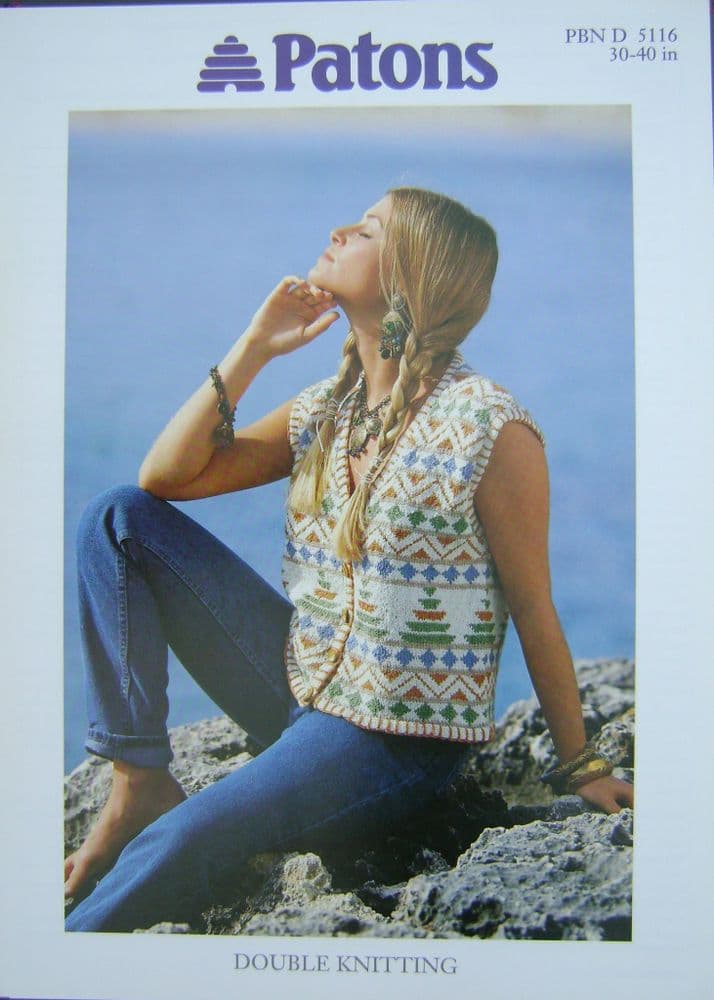 Patons Knitting Pattern 5116 - Pk 5