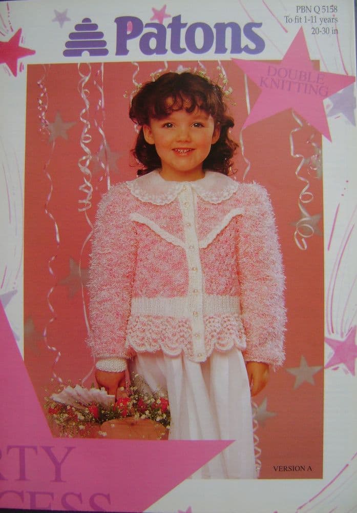Patons Knitting Pattern 5158 - Pk5
