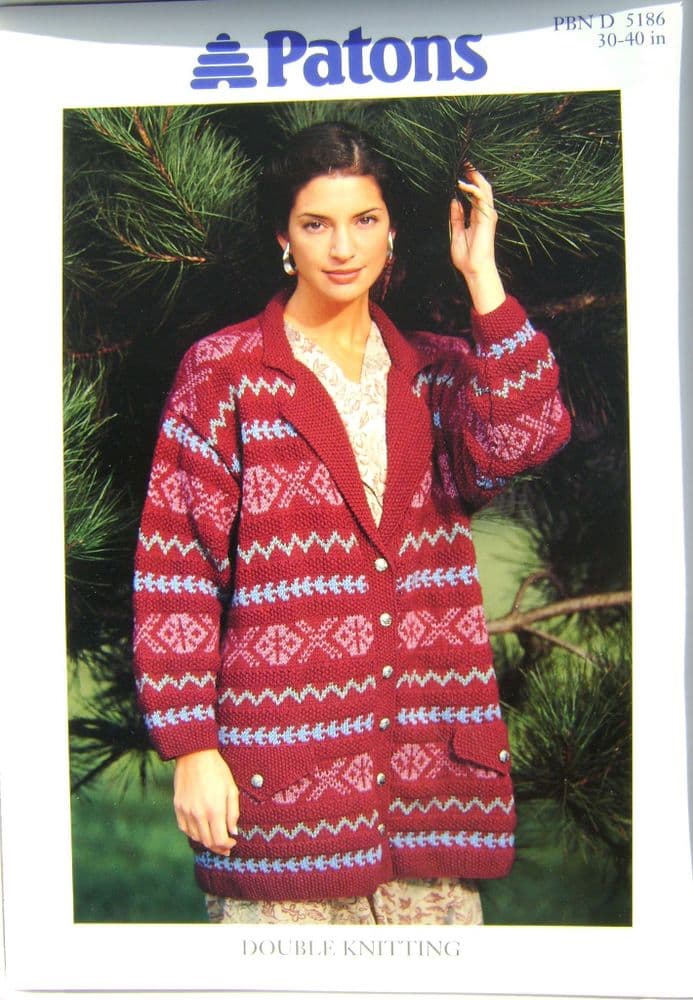 Patons Knitting Pattern 5186 - Pk 5