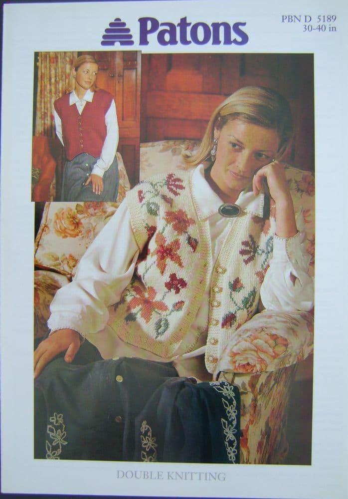 Patons Knitting Pattern 5189 - Pk 5