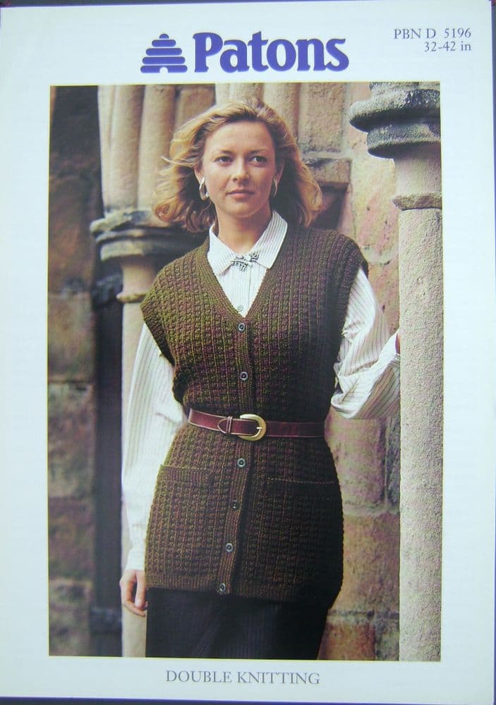 Patons Knitting Pattern 5196 - Pk 5