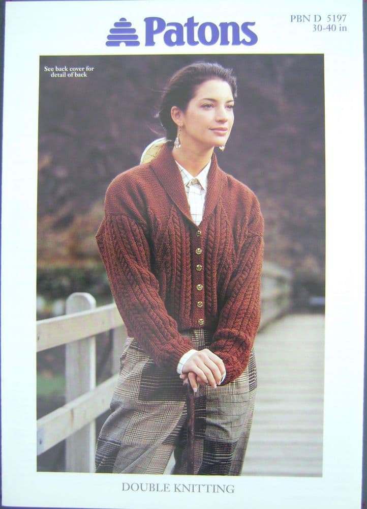 Patons Knitting Pattern 5197 - Pk 5