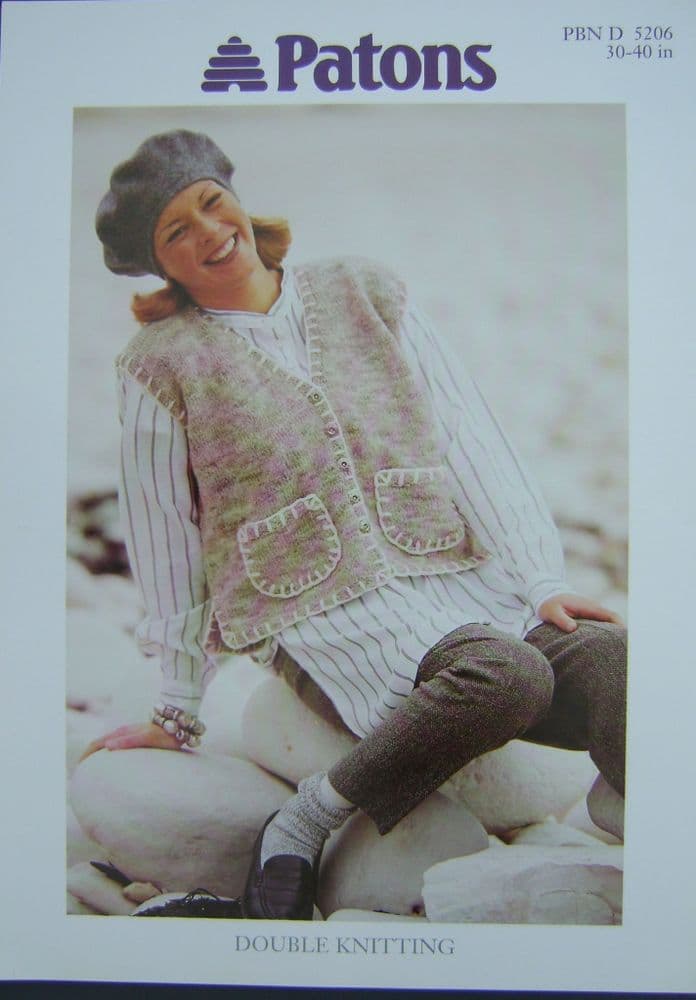 Patons Knitting Pattern 5206 - Pk 5