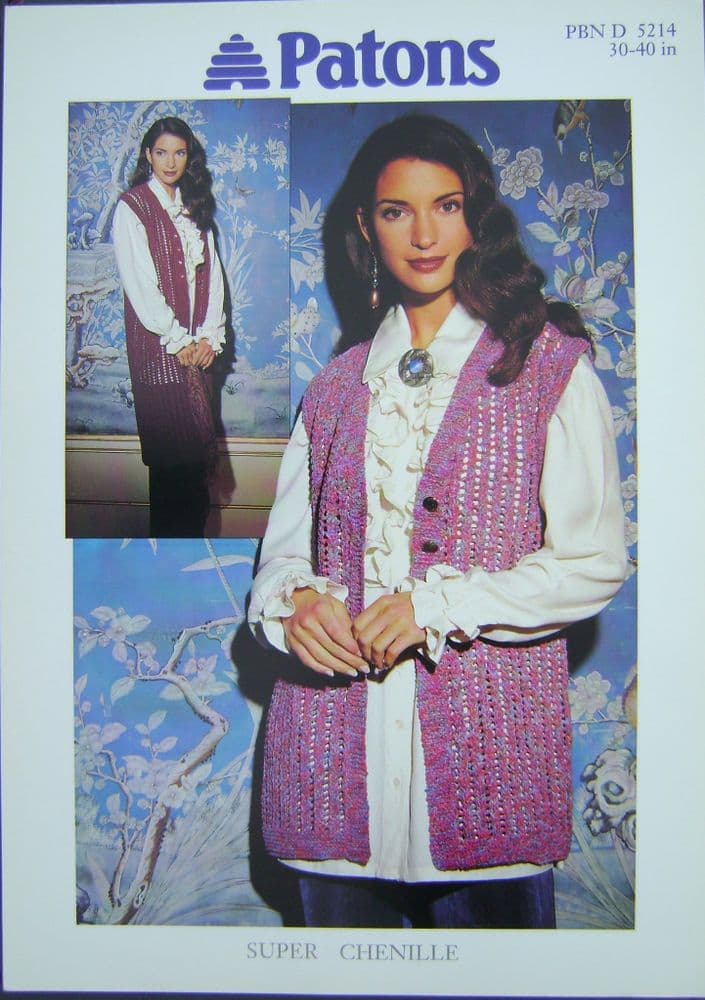 Patons Knitting Pattern 5214 - Pk 5