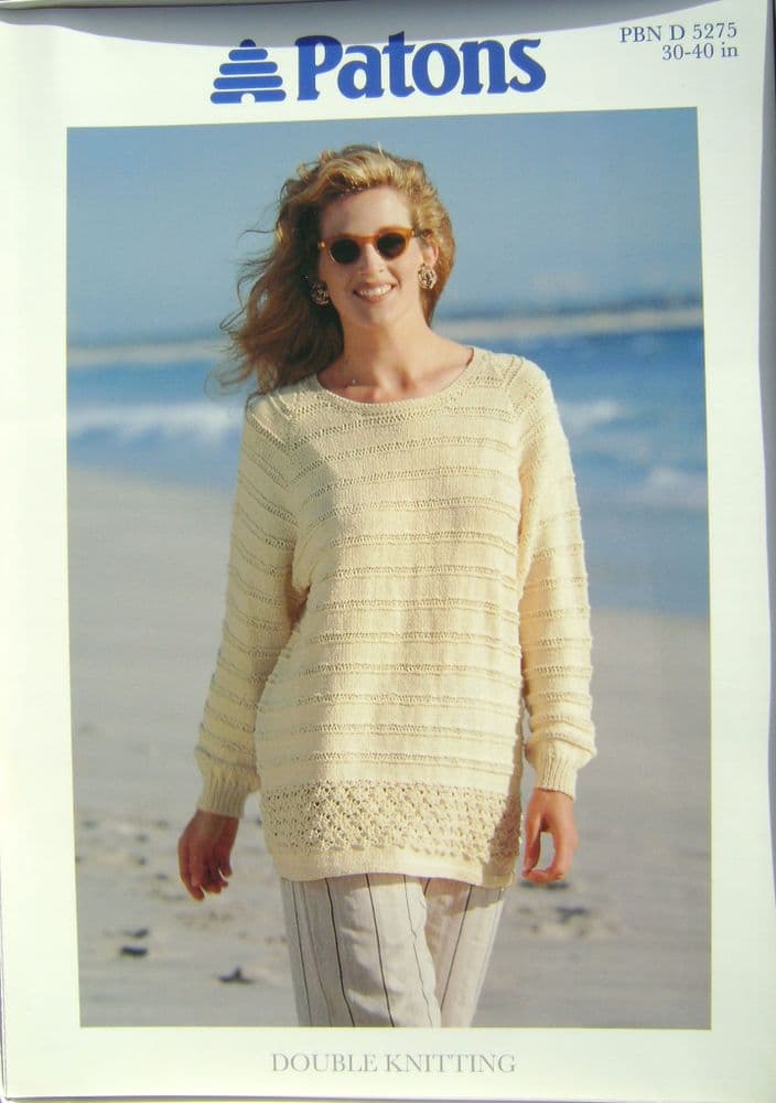 Patons Knitting Pattern 5275 - Pk 5