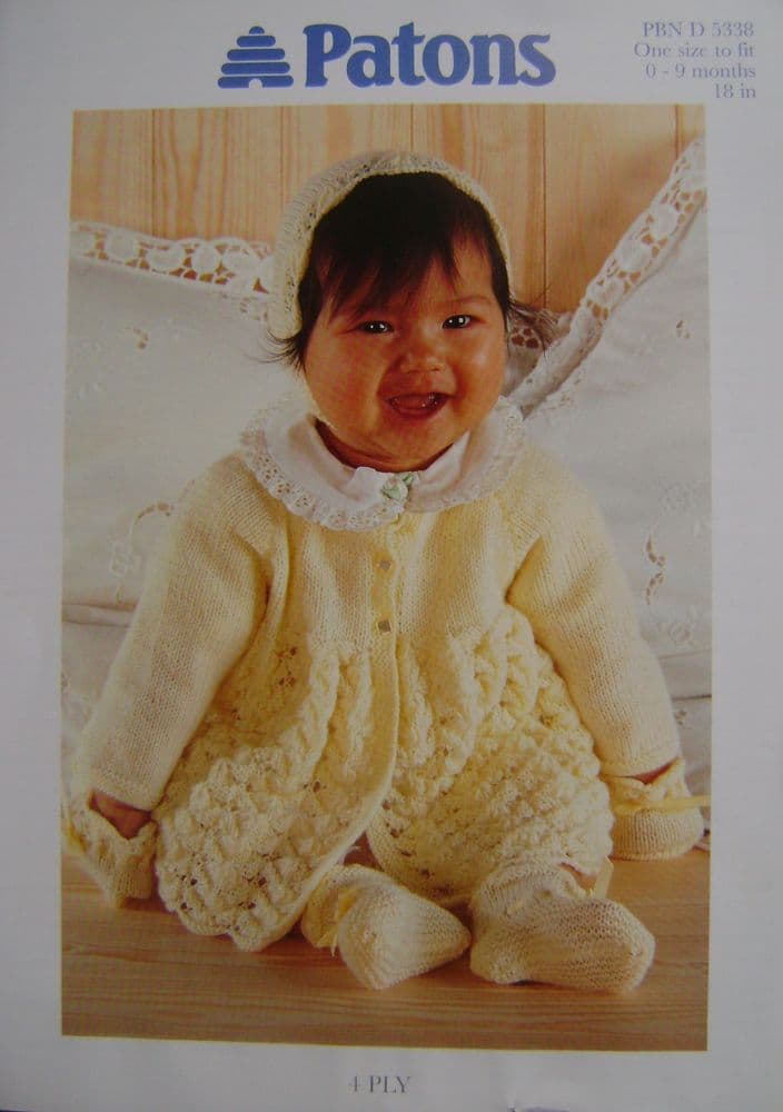 Patons Knitting Pattern 5338 - Pk5