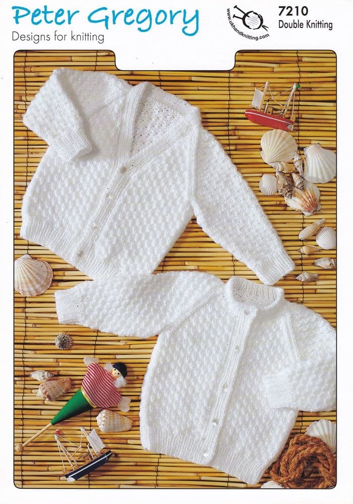 Peter Gregory Double Knitting Pattern 7210 - Pk 3