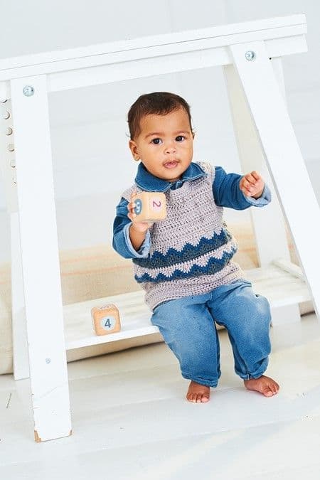 SCP Bambino DK Pattern 10236 Crochet Tank Tops - Pk 5