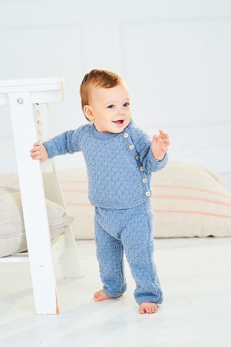 SCP Bambino DK Pattern 10241 Cardigan and Trousers - Pk 5