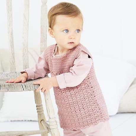 SCP Bambino DK Pattern 9607 Crochet Cabbage Patch Dress
