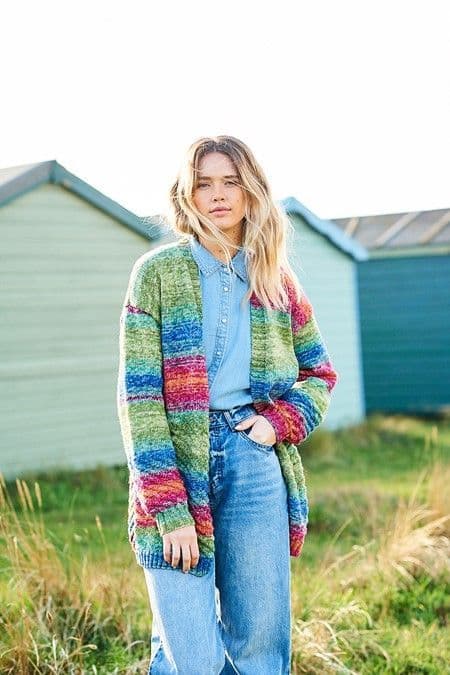 SCP Batik Swirl Pattern 10005 Cardigans - Pk 5
