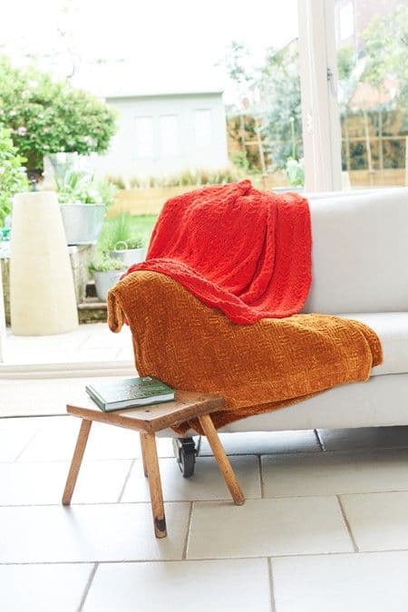 SCP Chenille Chunky Pattern 10246 Blankets - Pk 5