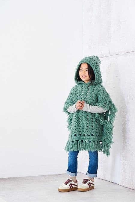 SCP Cloudlike Super Chunky Pattern 10254 Crochet Ponchos - Pk 5